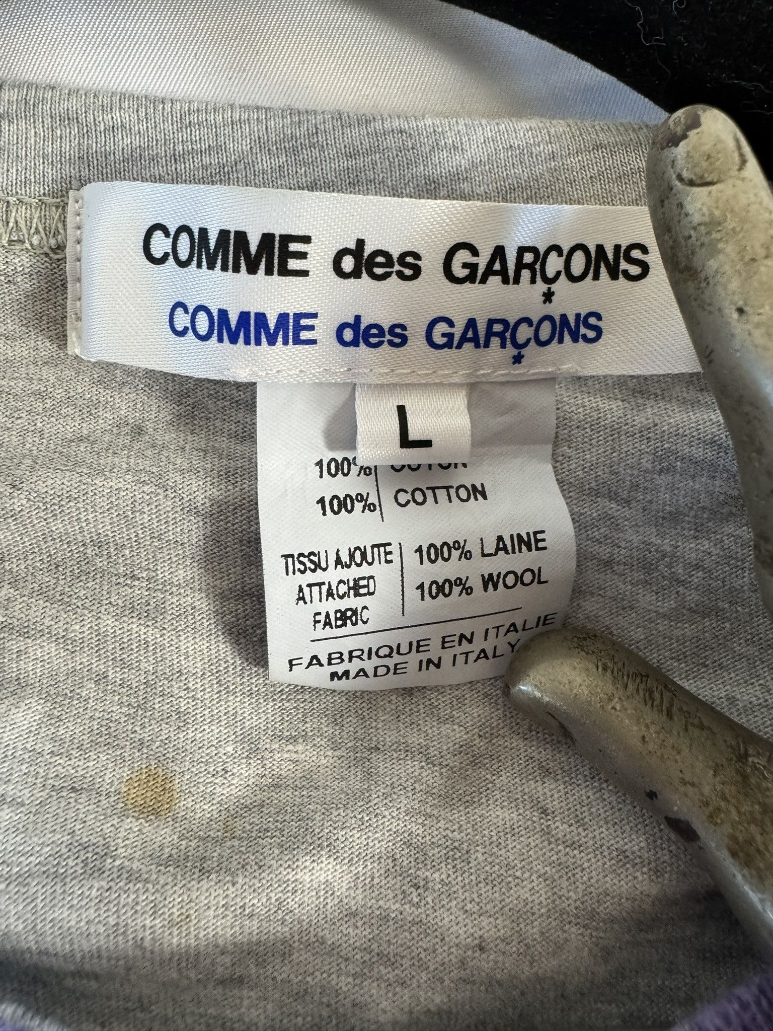 Comme des Garcons Comme des Garçons Hybrid T-Shirt Cardigan Vest Size L / US 10 / IT 46 - 3 Thumbnail