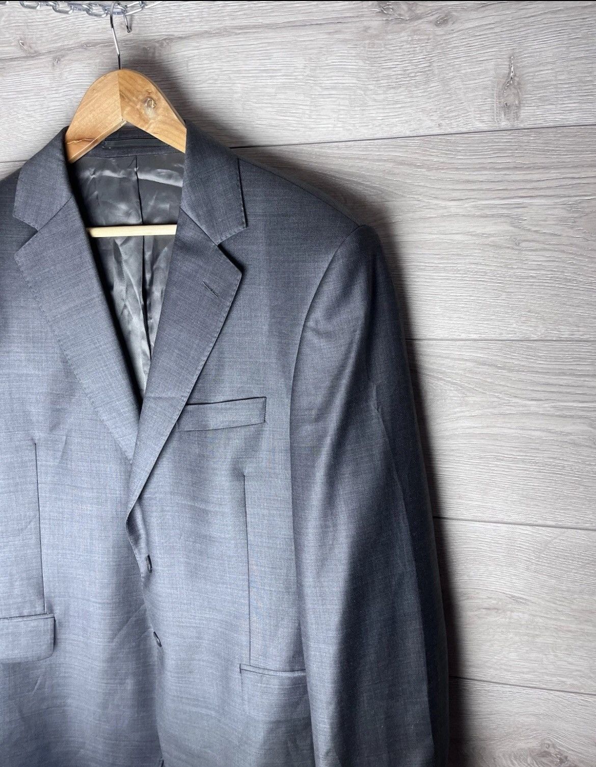 Ermenegildo Zegna MENS VINTAGE BLAZER ERMENEGILDO ZEGHA woven in Italy 🇮🇹 Size 38L - 5 Thumbnail