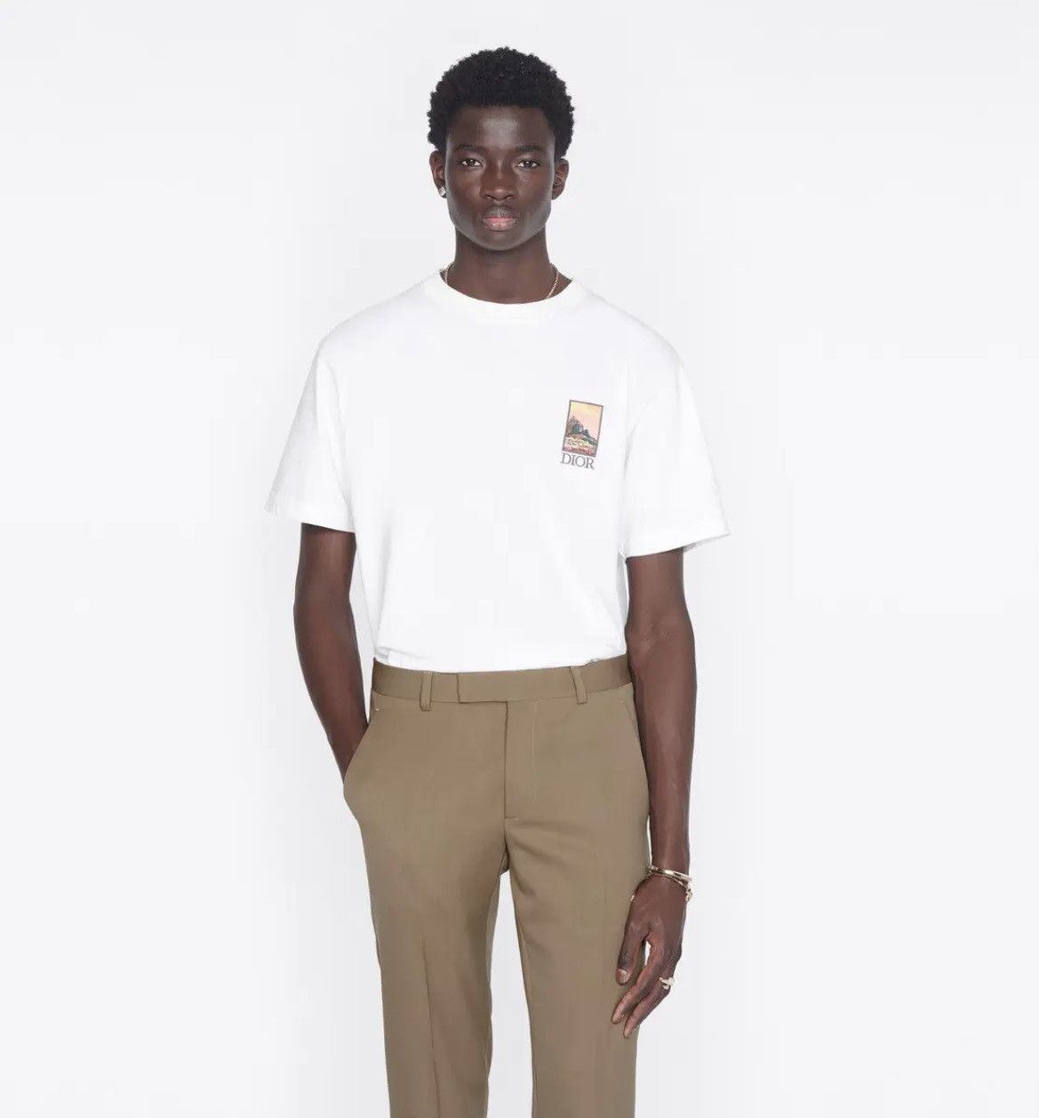 DIOR JACK KEROUAC コラボ Tシャツホワイト　15％OFF Dior Dior Jack Kerouac Mount Zion Relaxed fit T shirt Pre