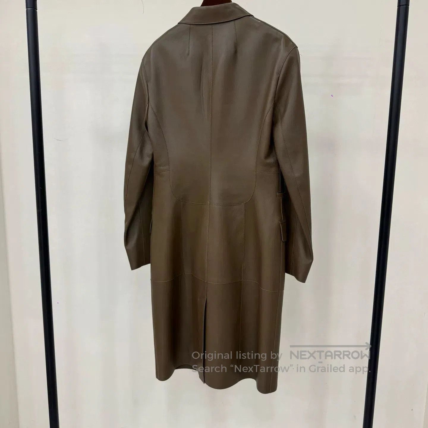 Hermes Hermes Brown Leather Coat Size 38. Size US XS / EU 42 / 0 - 2 Thumbnail