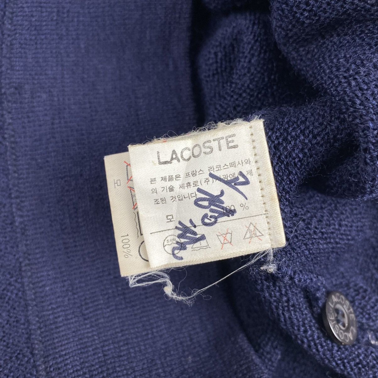 Lacoste Lacoste vintage cardigan sweater knitted Size US M / EU 48-50 / 2 - 4 Thumbnail