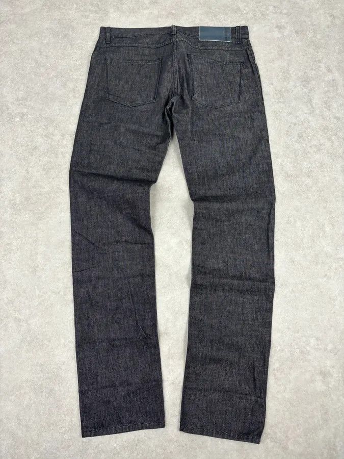 Jil Sander AW2007 Jil Sander Dark Grey Denim Straight Leg Jeans Size US 33 - 6 Thumbnail