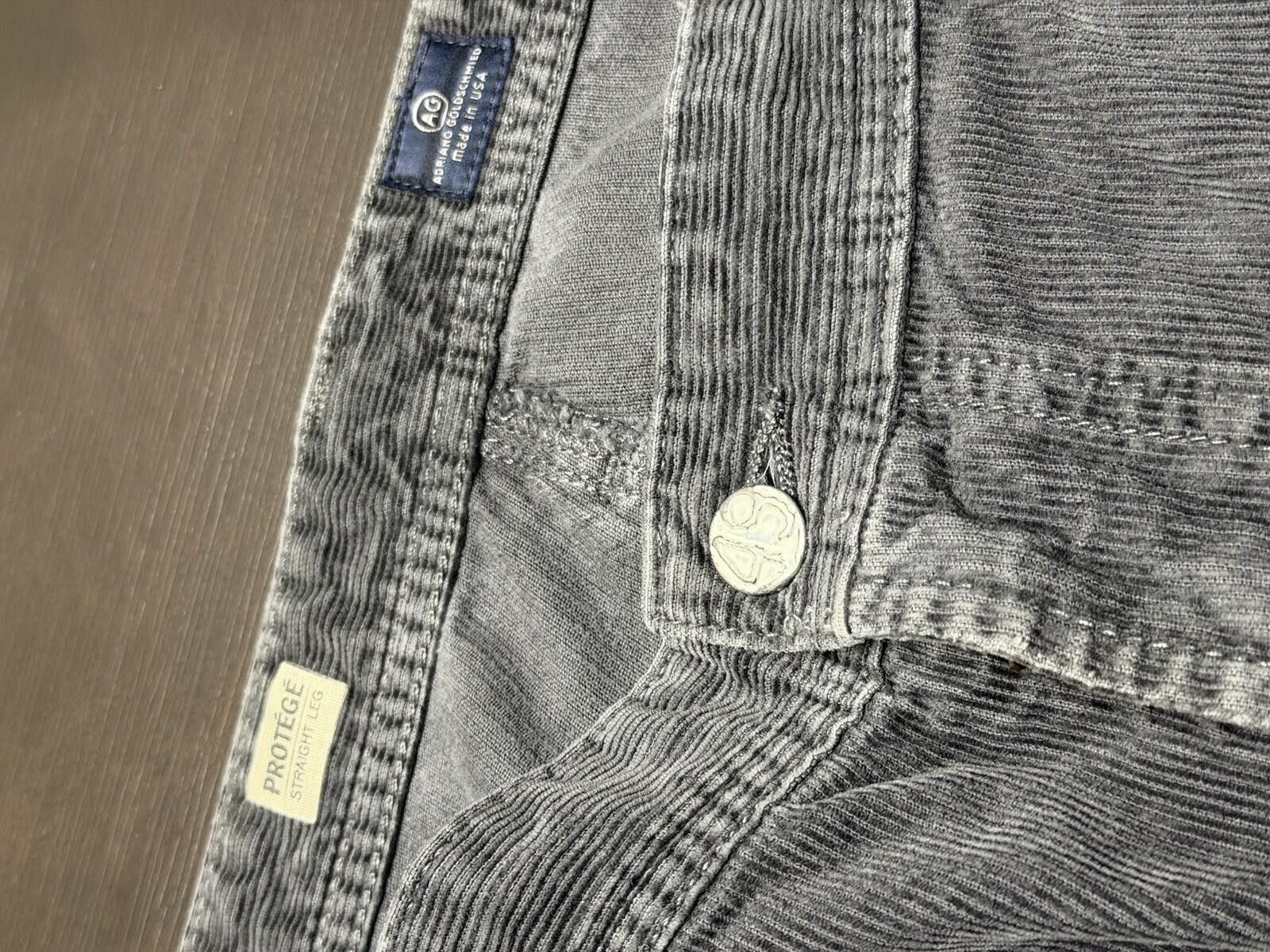 AG Adriano Goldschmied AG Adriano Goldschmied Corduroy Pants Men’s Gray 40x291 Size US 40 / EU 56 - 11 Thumbnail