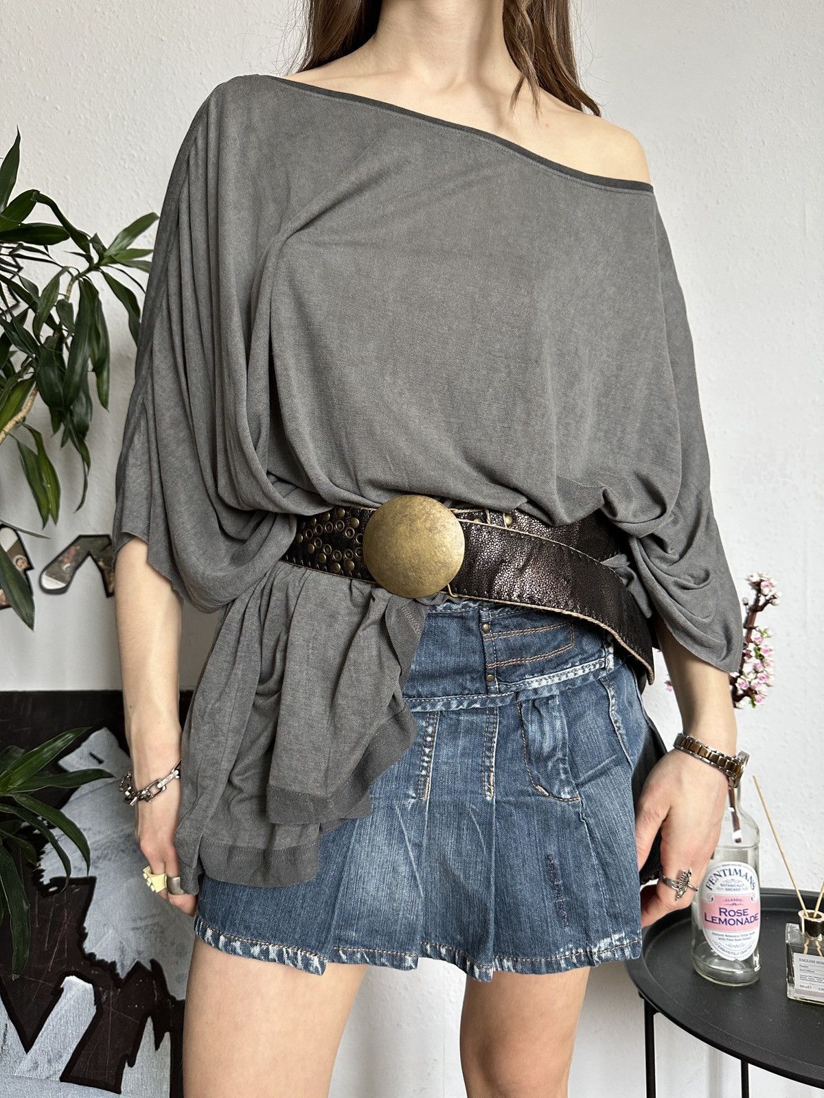 Diesel New Diesel Slouchy Wide Baggy Indie Sleaze Blouse Size ONE SIZE - 1 Thumbnail