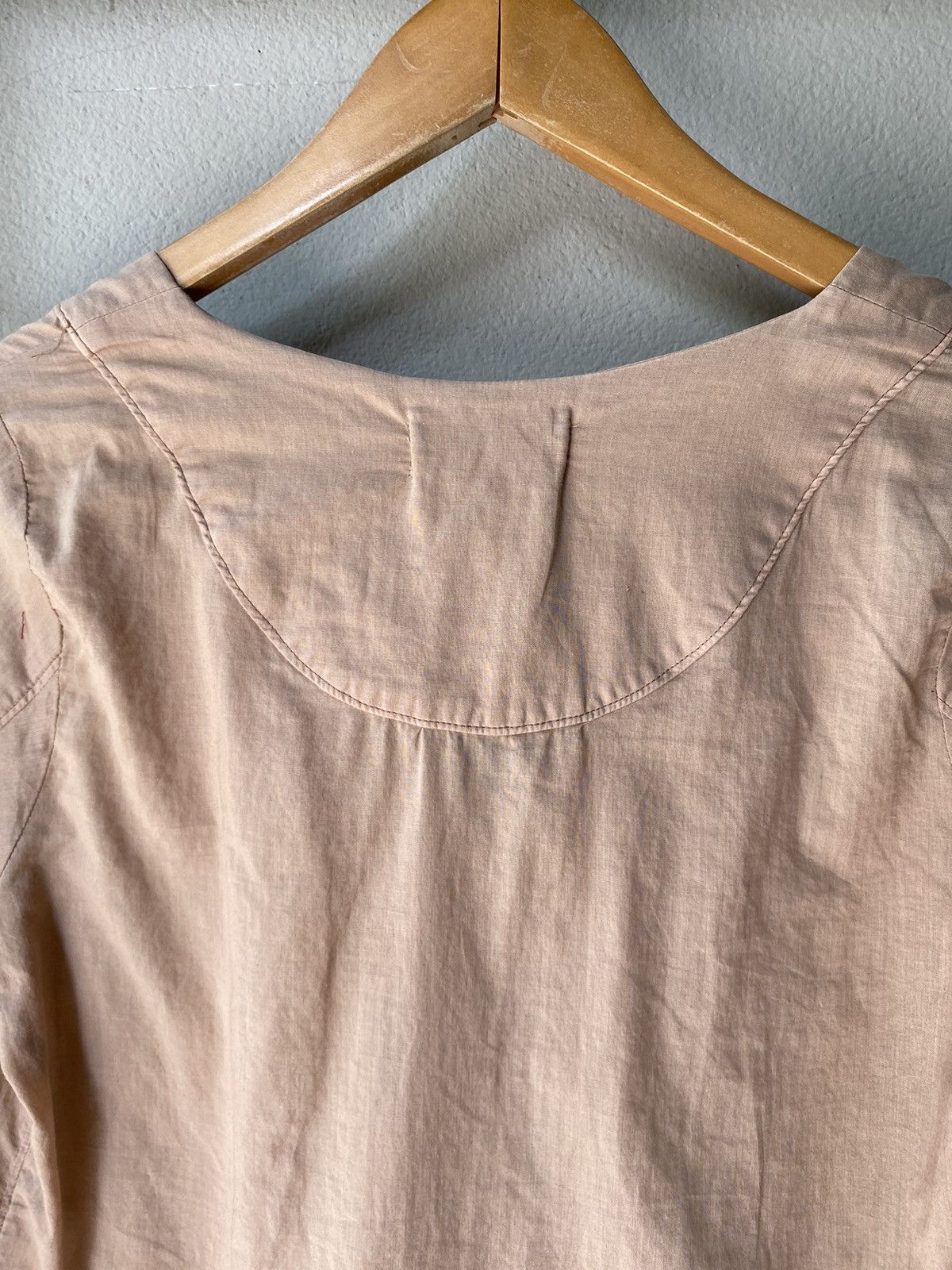 Zucca Zucca Peach Cotton Blouse Size M / US 6-8 / IT 42-44 - 8 Thumbnail