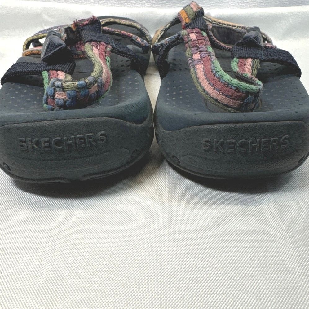 SKECHERS Skechers Reggae Boho Woven Strappy Slingback women sz 10 Size US 10 / IT 40 - 4 Thumbnail