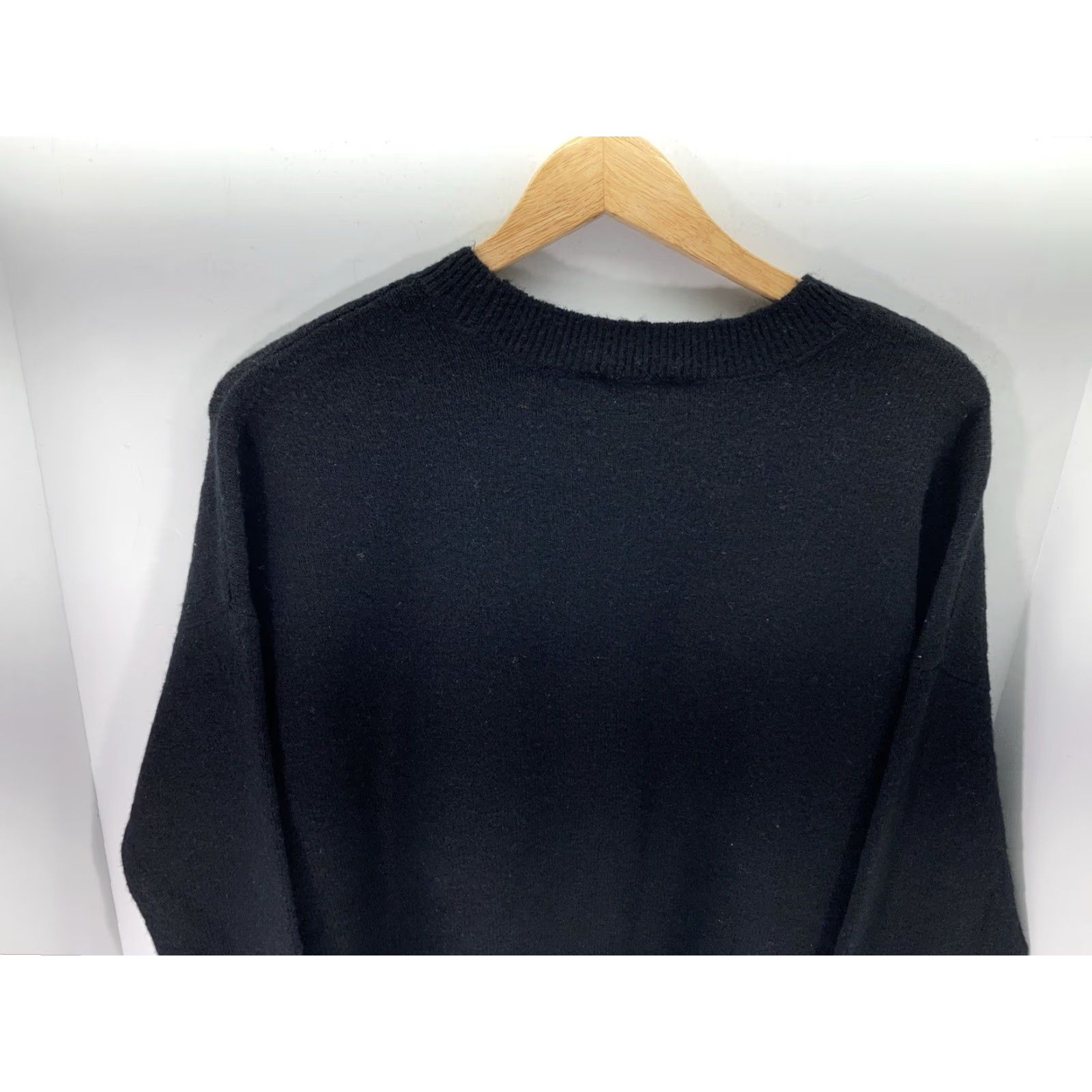 Vince Camuto Vince Camuto Sweater Women Medium Black Bad Witch Wicked Halloween Pullover NWT Women Sweater M Black Halloween Pullover NWT Size M / US 6-8 / IT 42-44 - 7 Thumbnail