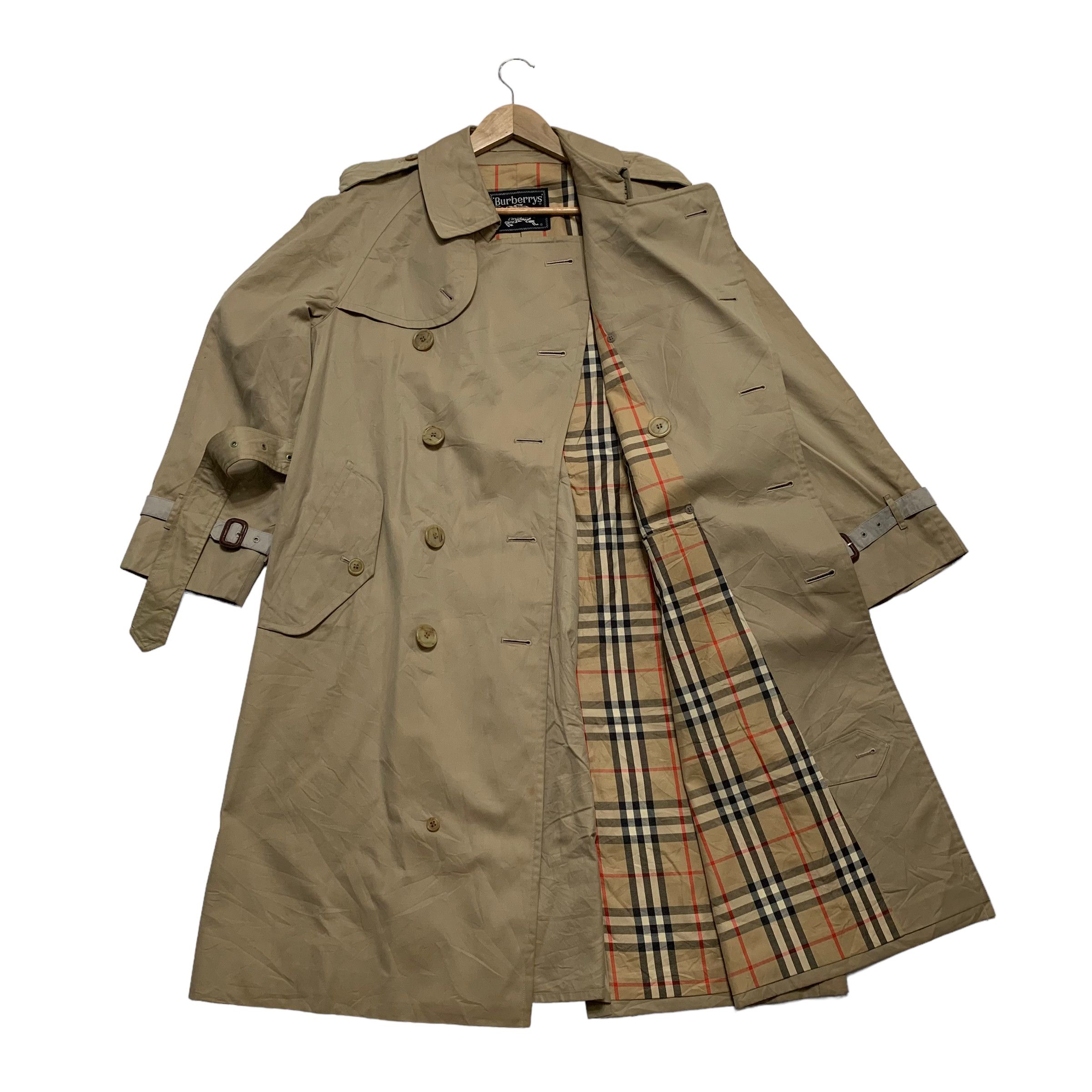 Burberry Burberrys Double Breast Nova Check Trench Coat Size US M / EU 48-50 / 2 - 3 Thumbnail