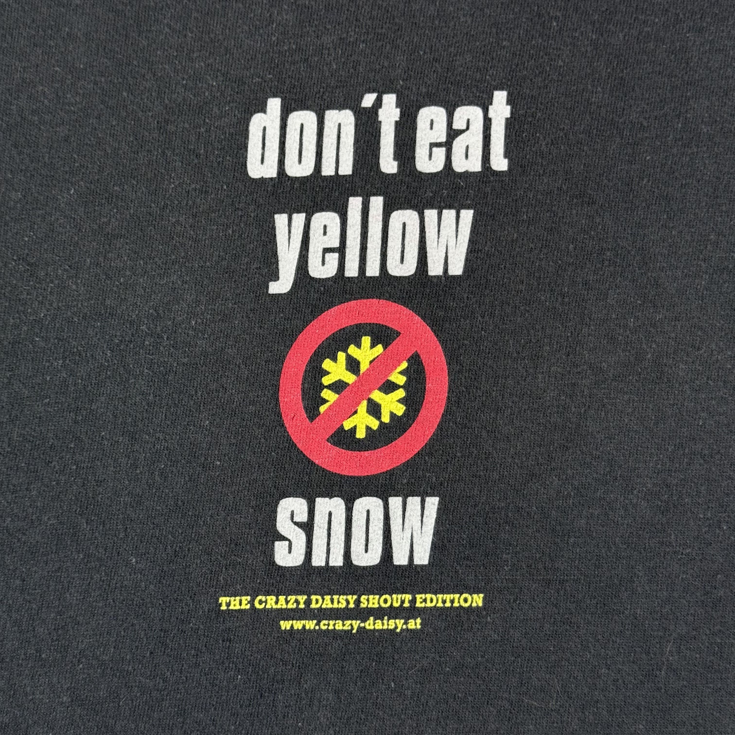 Vintage Vintage DON'T EAT YELLOW SNOW Graphic Longsleeve Tee Shirt L Size US L / EU 52-54 / 3 - 4 Thumbnail