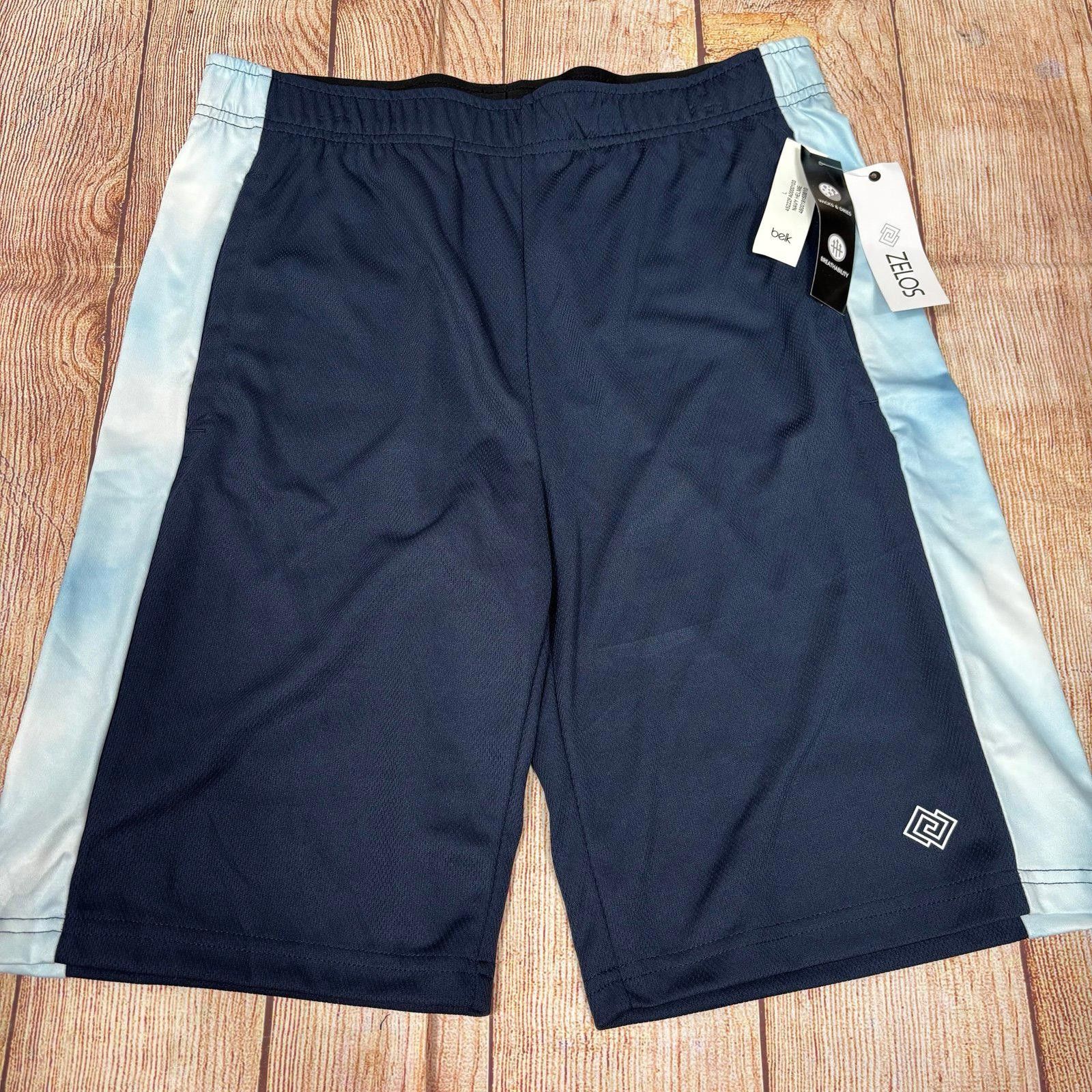 Zylos George Machado ZELOS Men's Large Athletic Shorts with Side Panels NWT Size US 34 / EU 50 - 1 Thumbnail