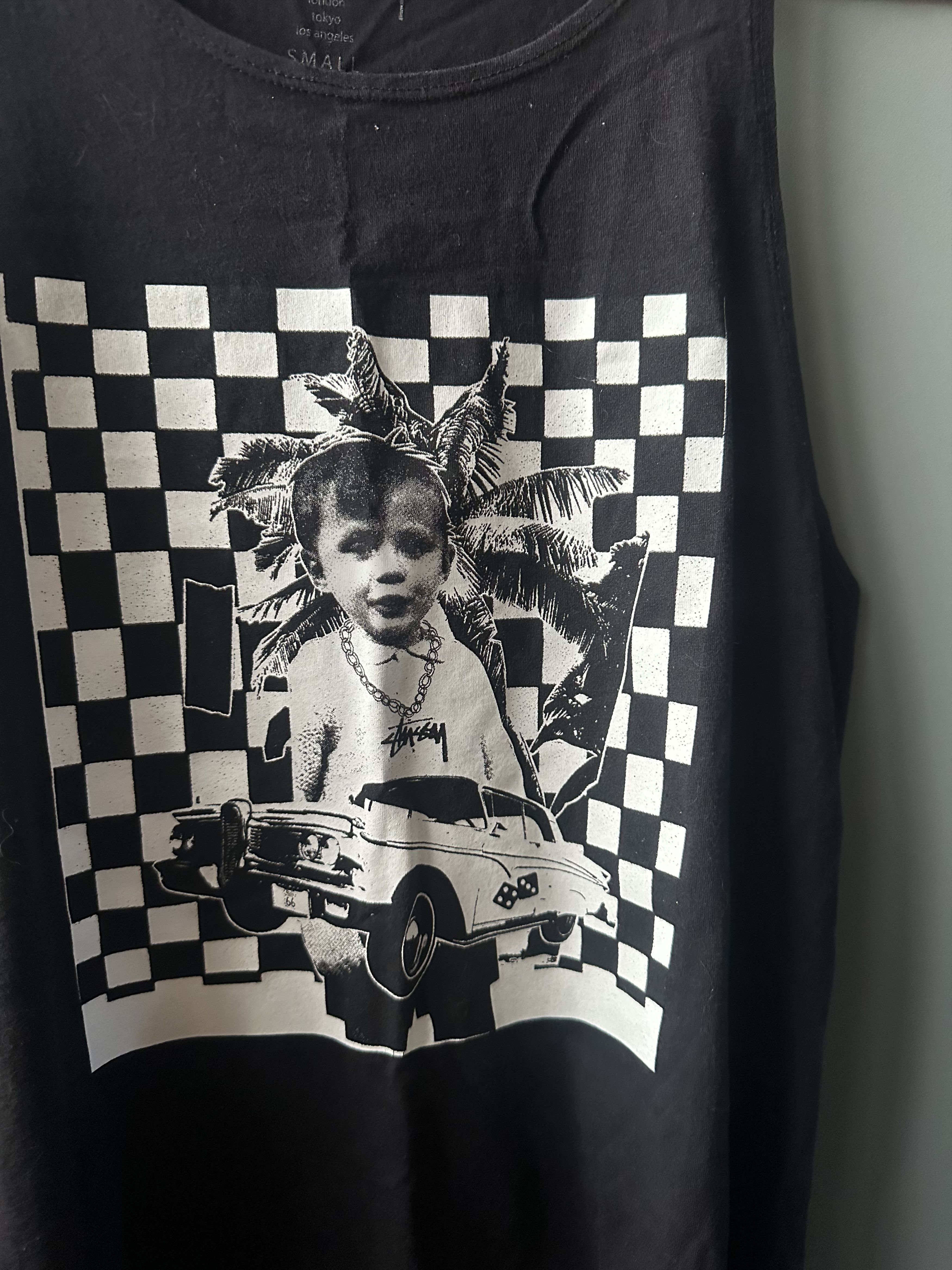 Stussy Stussy Chess Print Sleeveless Size S Size US S / EU 44-46 / 1 - 4 Thumbnail