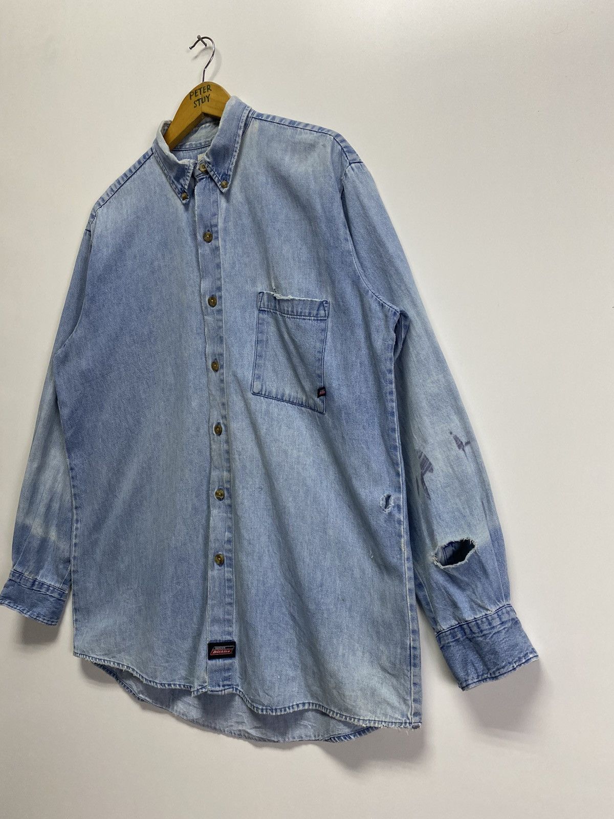 Dickies × Vintage Vintage Dickies Distressed Denim Size US L / EU 52-54 / 3 - 4 Thumbnail