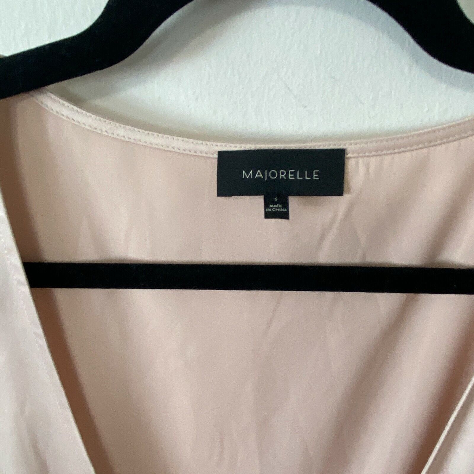 Other NWT Revolve Majorelle Satin Hex Mini Tie Wrap Bell Sleeve SM Size S / US 4 / IT 40 - 9 Thumbnail