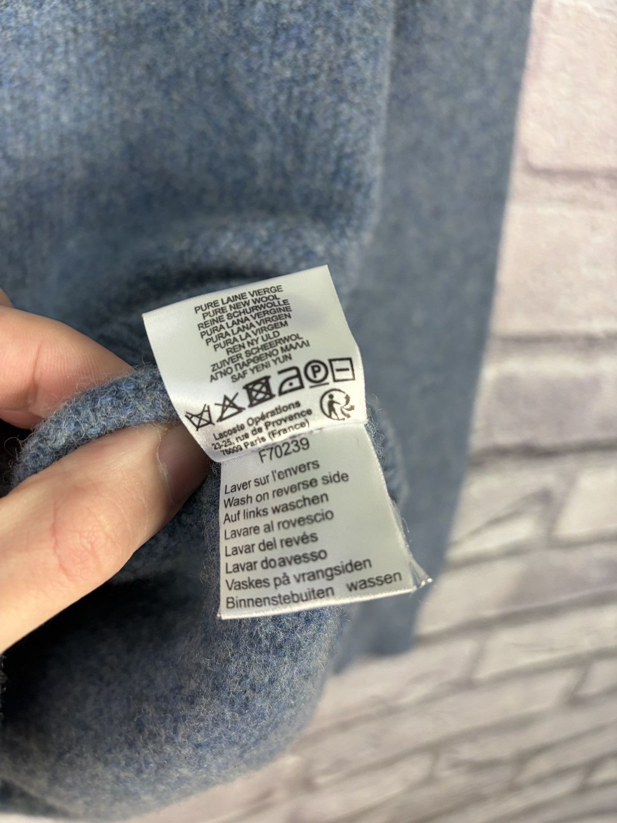 Lacoste Vintage woolen sweater sweatshirt Lacoste fred Size US S / EU 44-46 / 1 - 7 Thumbnail