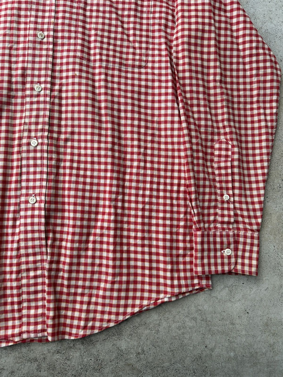 Calvin Klein Gingham checkered Oxford Button up shirt flannel plaid Size US M / EU 48-50 / 2 - 3 Thumbnail