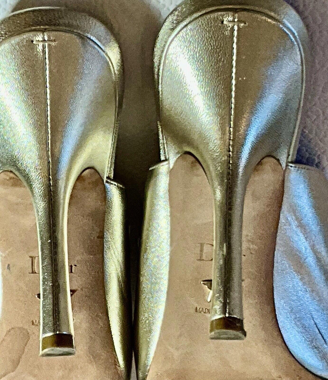 Dior Christian Dior Gold Slip On Pointed Heels Size 41 Size US 10 / IT 40 - 4 Thumbnail