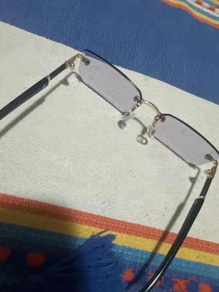 Electric Visual Rimless Square Sunglasses Size ONE SIZE - 3 Thumbnail
