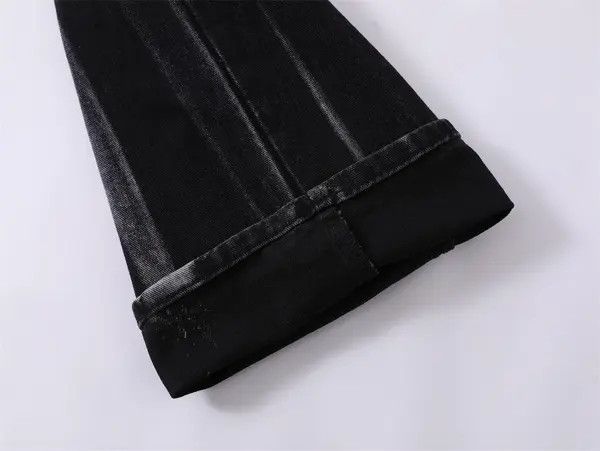 VIBE Men's hip-hop trend casual ink-splashed loose wide-leg jeans Size US 32 / EU 48 - 5 Thumbnail