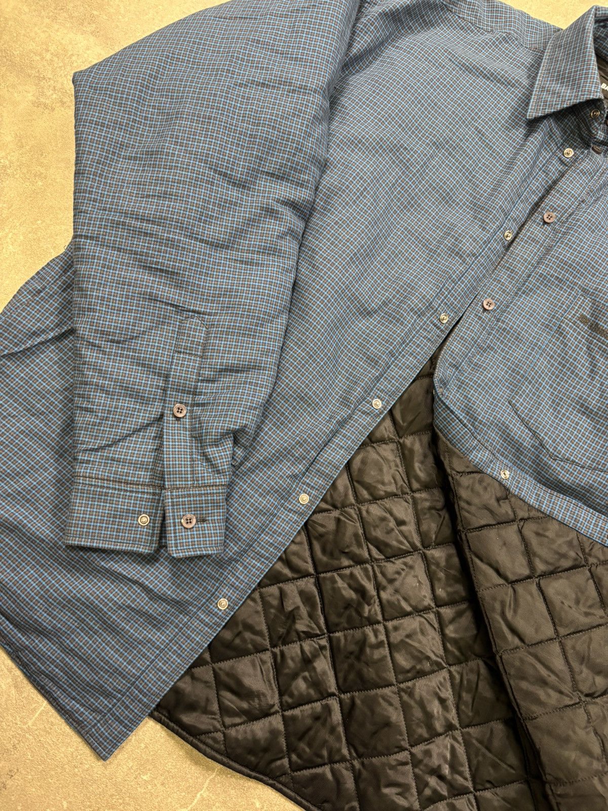 Balenciaga Balenciaga Padded Flannel Shirt Size US M / EU 48-50 / 2 - 3 Thumbnail