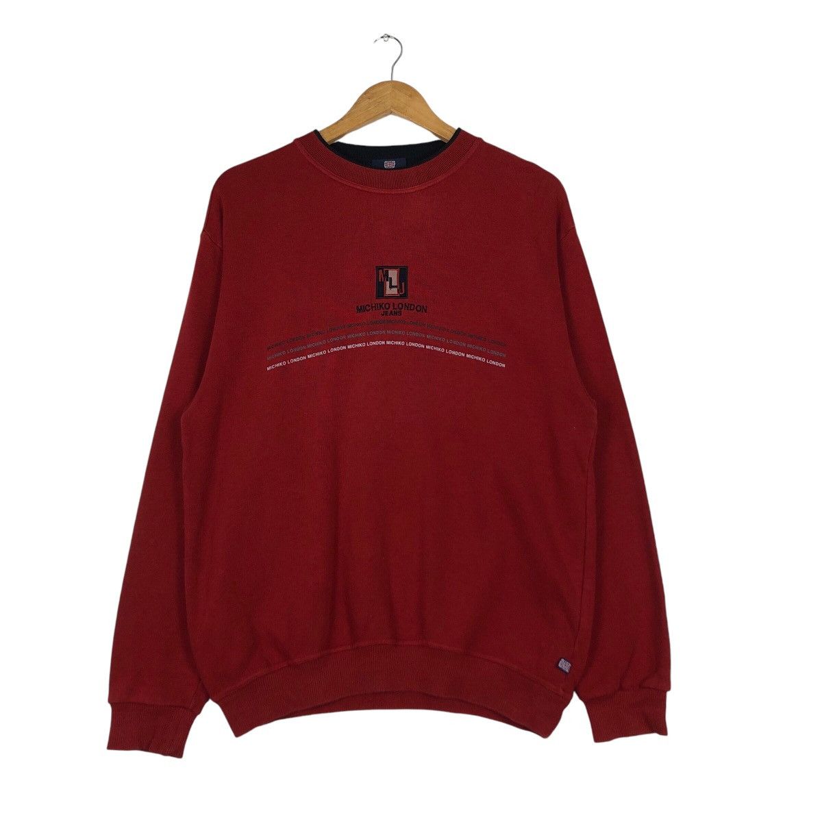 Japanese Brand × Michiko Koshino London Vintage Michiko London Jeans Sweatshirt 90s Collection Size US M / EU 48-50 / 2 - 1 Thumbnail
