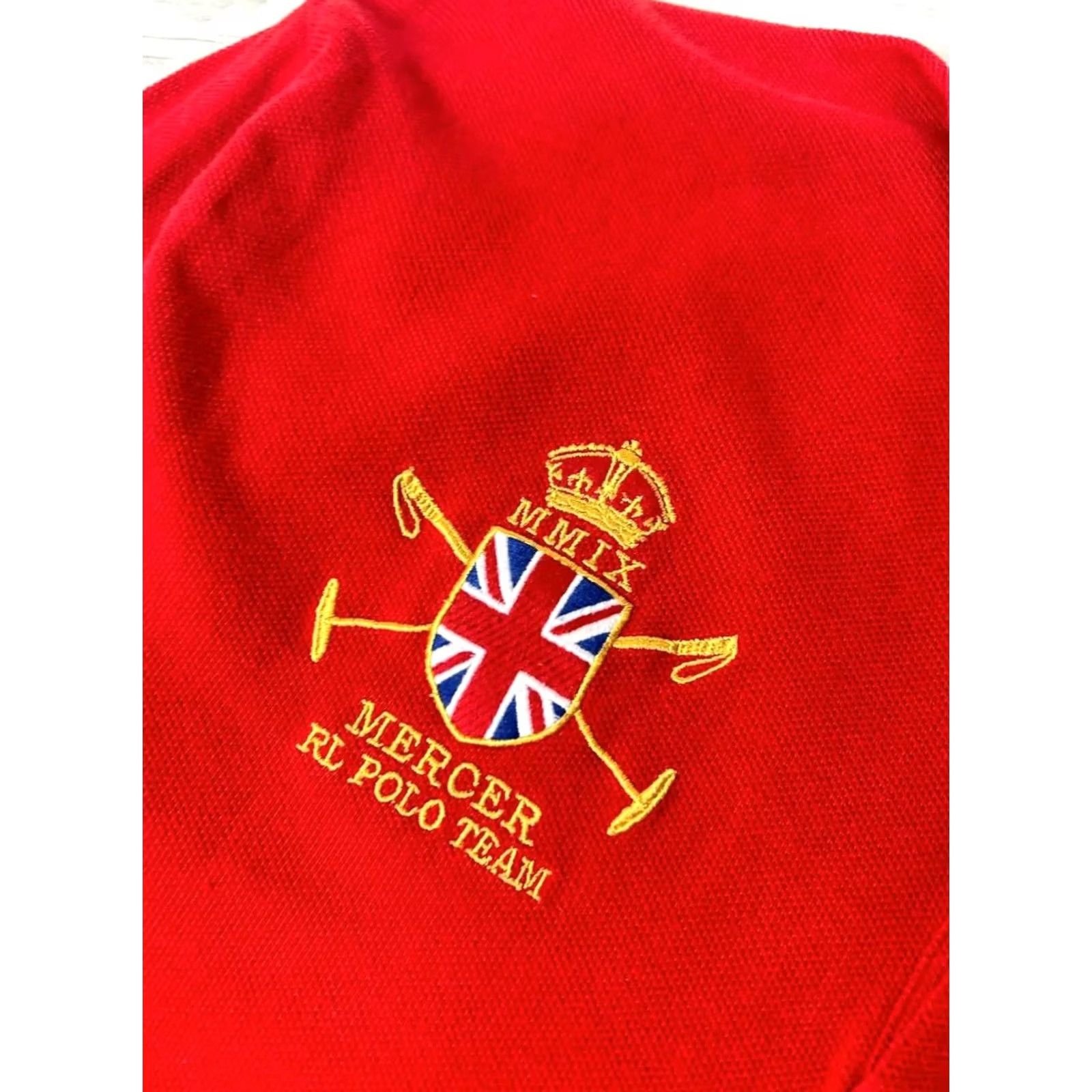 Polo Ralph Lauren VINTAGE Polo Ralph Lauren Big Pony Polo Shirt Long Sleeve Men Sz S RED Size US S / EU 44-46 / 1 - 6 Thumbnail