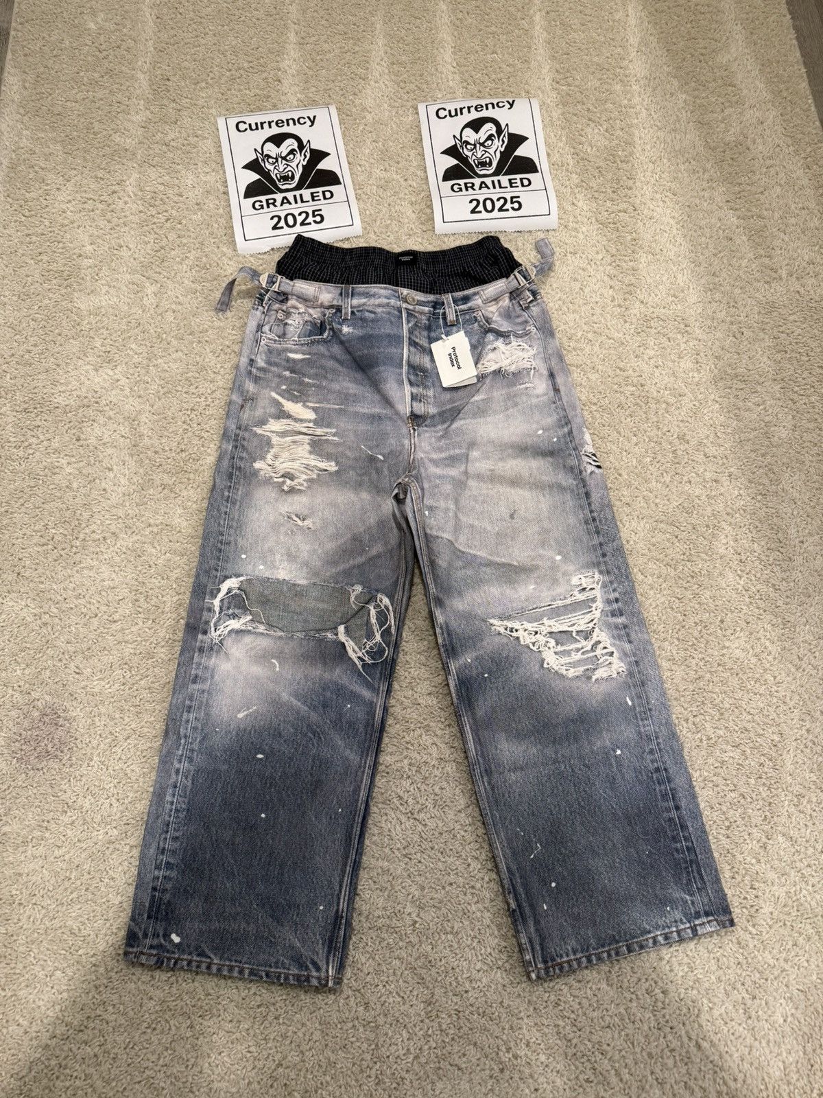 PROJECT G/R Project GR Protocol Index Trompe-L'OEIL LAYERED PANTS