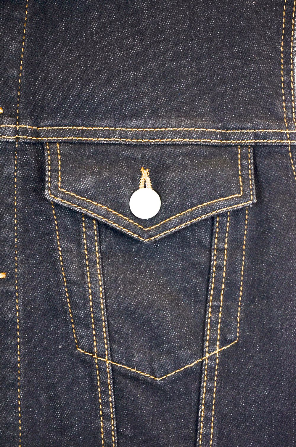 Acne Studios Acne Studios Sleeveless Raw Denim Trucker Vest – Size L Size US L / EU 52-54 / 3 - 6 Thumbnail