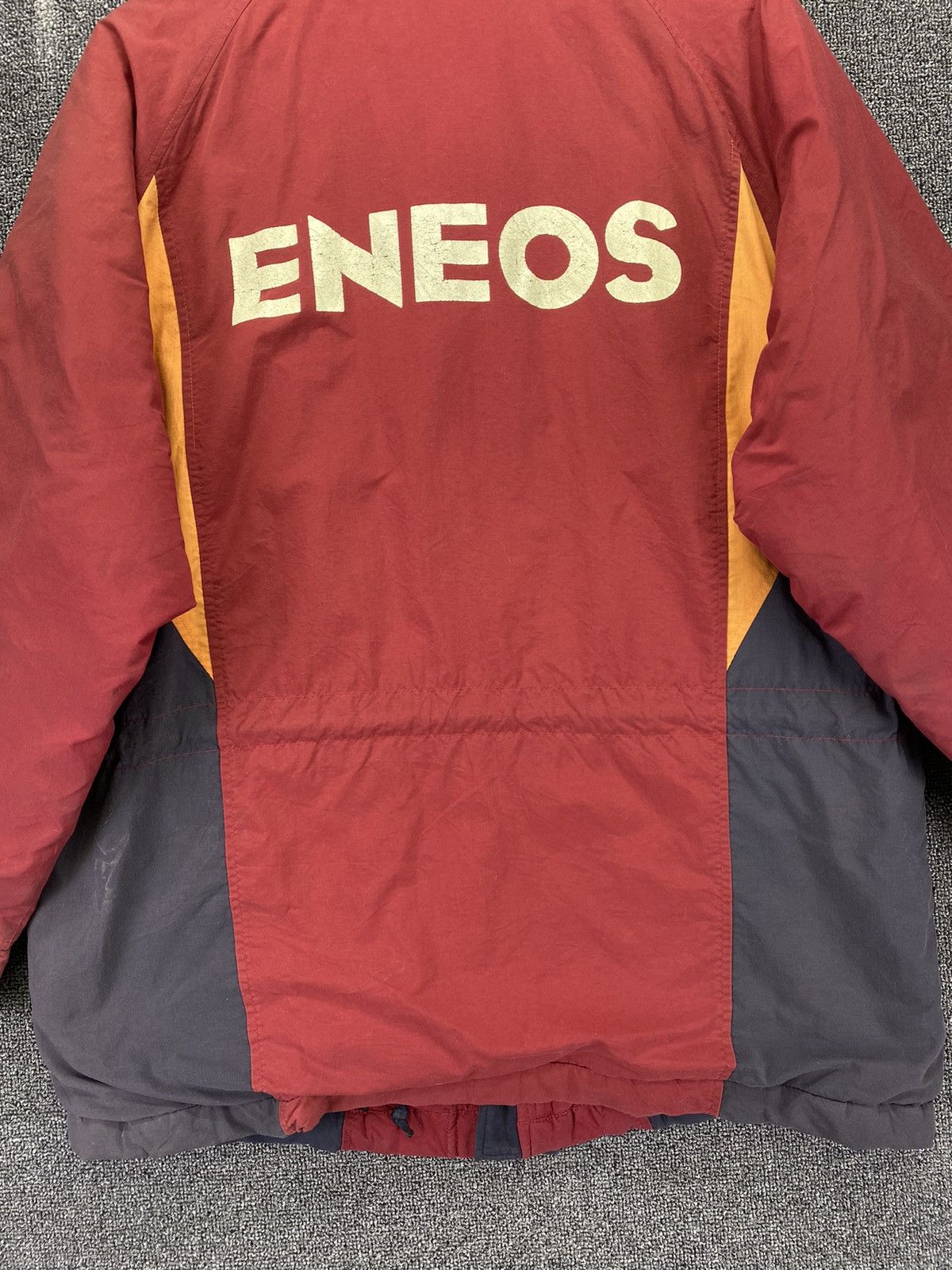 Japanese Brand Vintage ENEOS Workwear Spell Out Logo Bomber Jacket Size US L / EU 52-54 / 3 - 17 Thumbnail