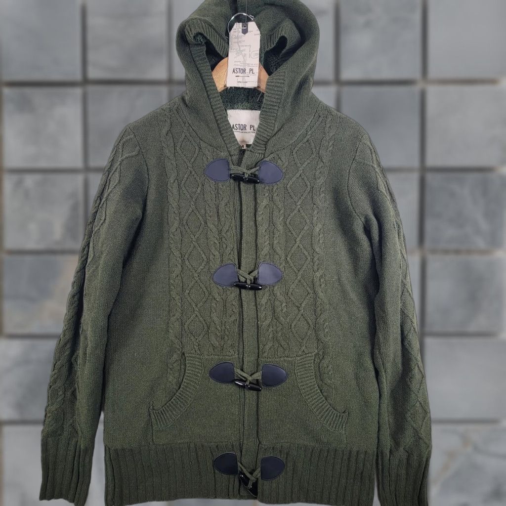 Vintage Astor PL Hoodie Zip Outerwear Collection Medium Green Size M / US 6-8 / IT 42-44 - 1 Thumbnail