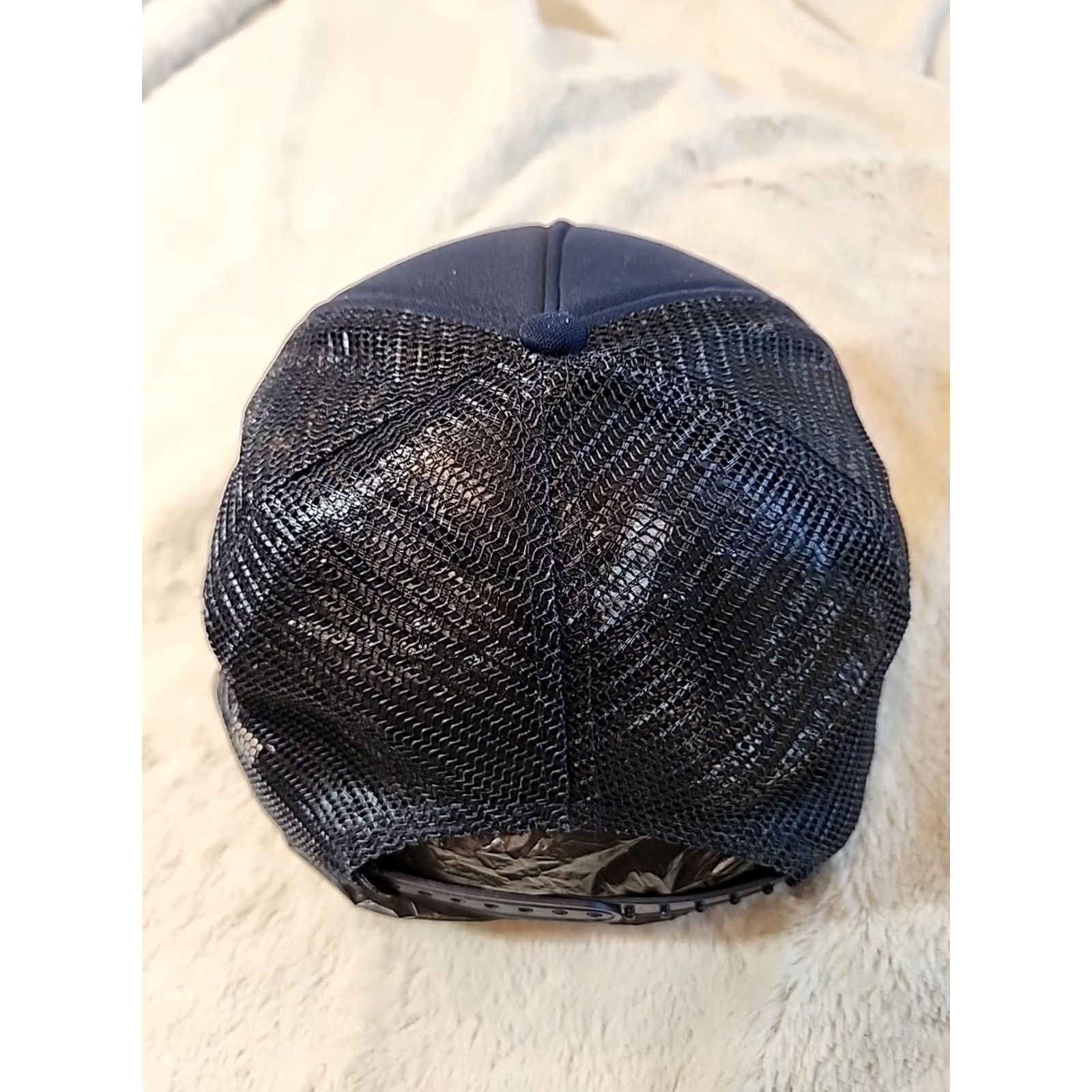 Vans VANS Galer Trucker Hat Cap Off The Wall since 1966 Classics Snapback Adjustable Hat Men One Size Blue Canvas Adjust. Size ONE SIZE - 4 Thumbnail