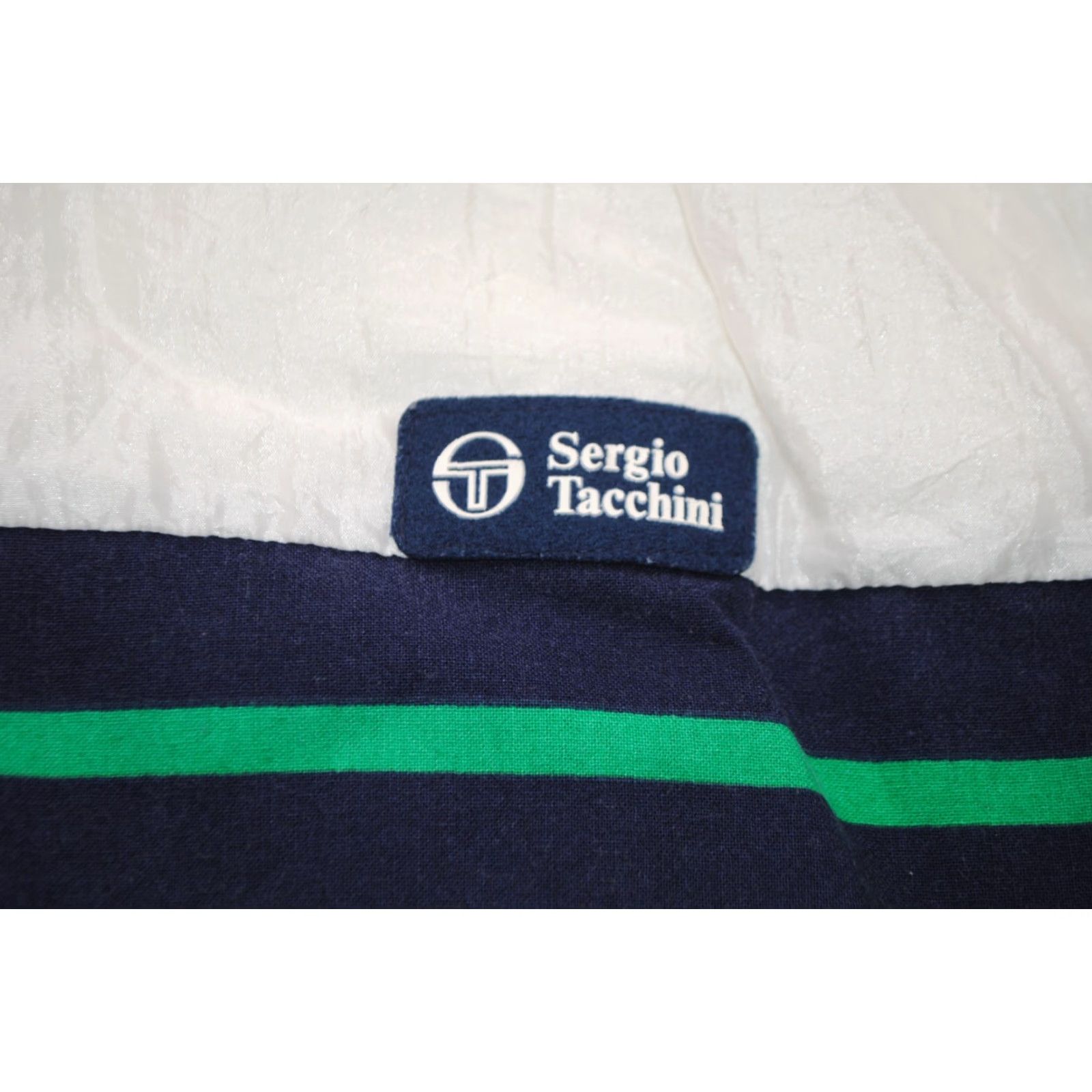 Sergio Tacchini Sergio Tacchini 80's Vintage Willander Tennis Tracksuit Top Jacket Size 50 Retro Jacket Men XL White Retro Size 50R - 2 Thumbnail