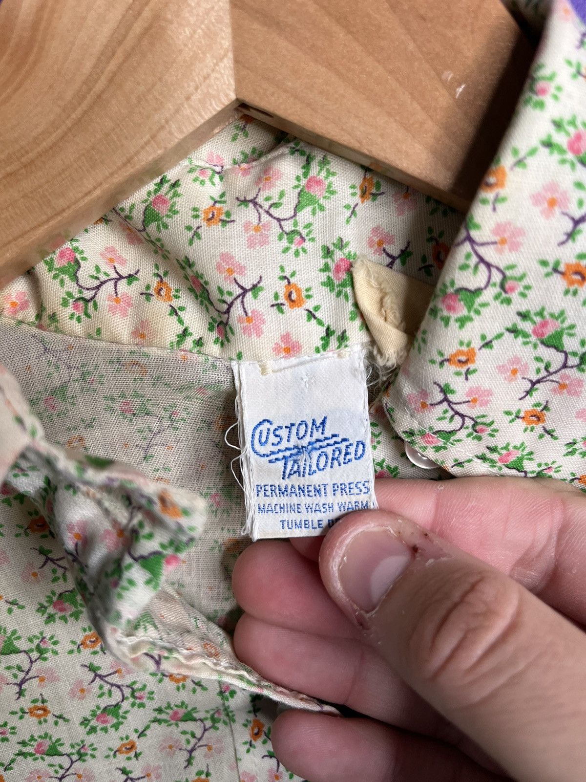 Vintage Vintage 70s Custom tailored floral button up Size US S / EU 44-46 / 1 - 4 Thumbnail