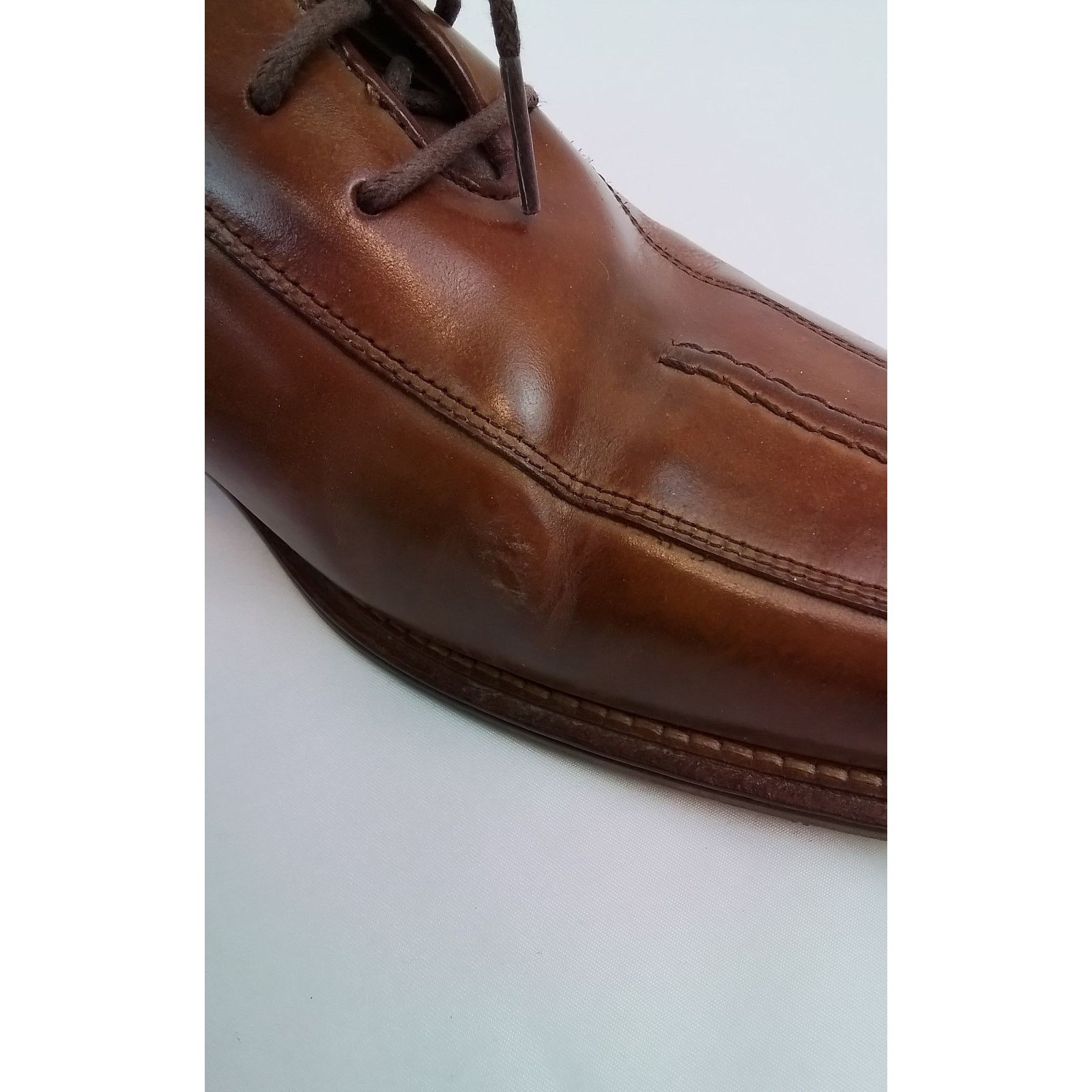Stacy Adams Stacy Adams Dress Shoes Men's 10M Brown Lace Up Size US 10 / EU 43 - 9 Thumbnail