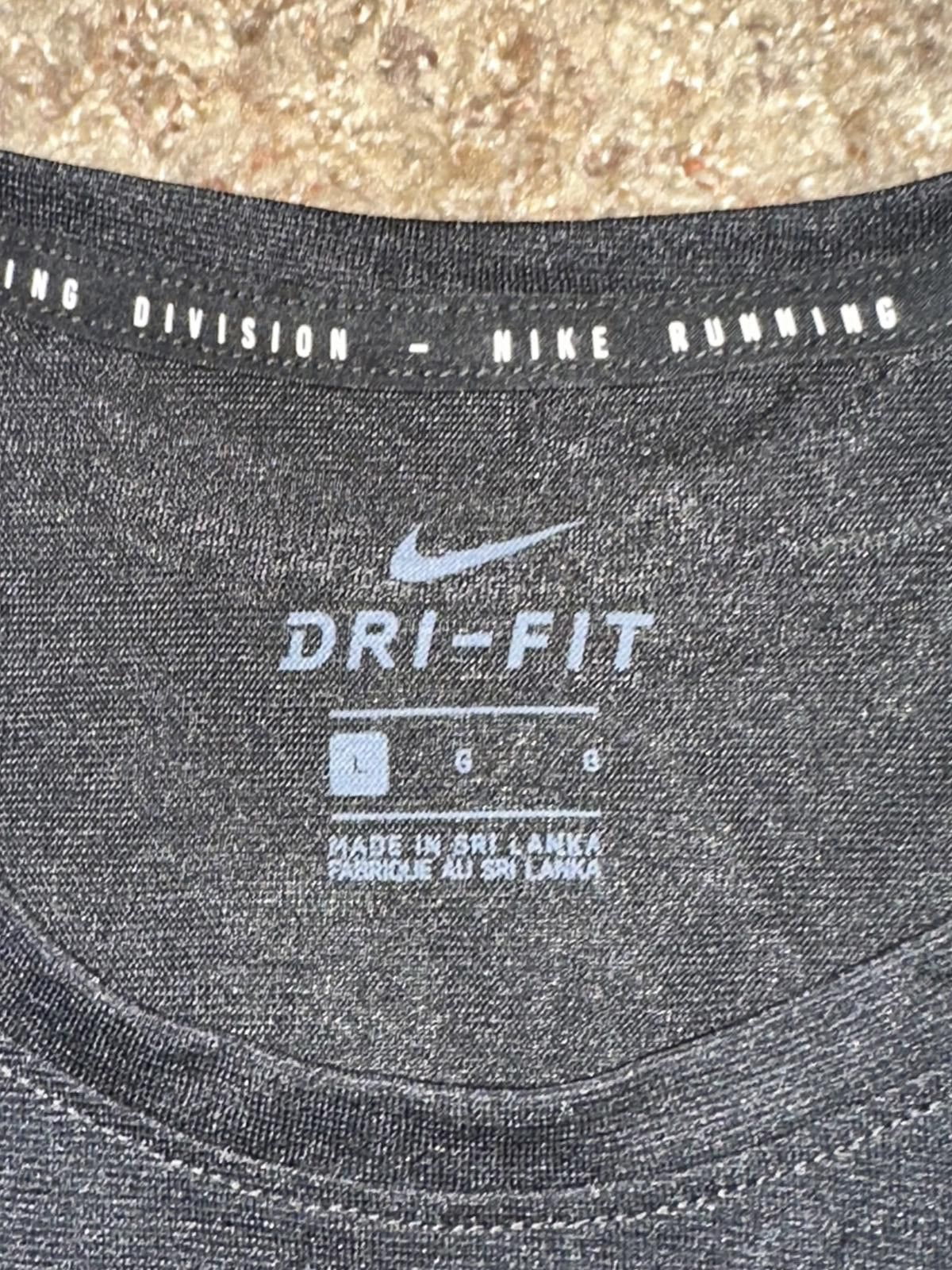 Nike Nike Men’s Run Division Long Sleeve Miler Black Top Sample Size US L / EU 52-54 / 3 - 3 Thumbnail