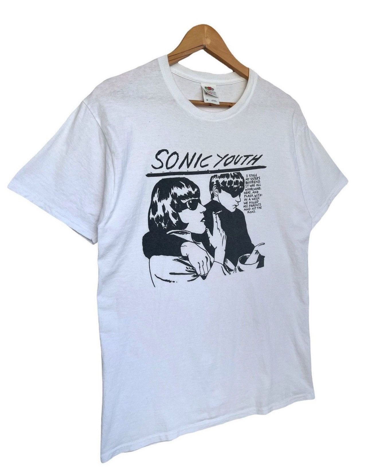 Band Tees Vintage Y2K Sonic Youth Promo White Band Tees Size US M / EU 48-50 / 2 - 3 Thumbnail