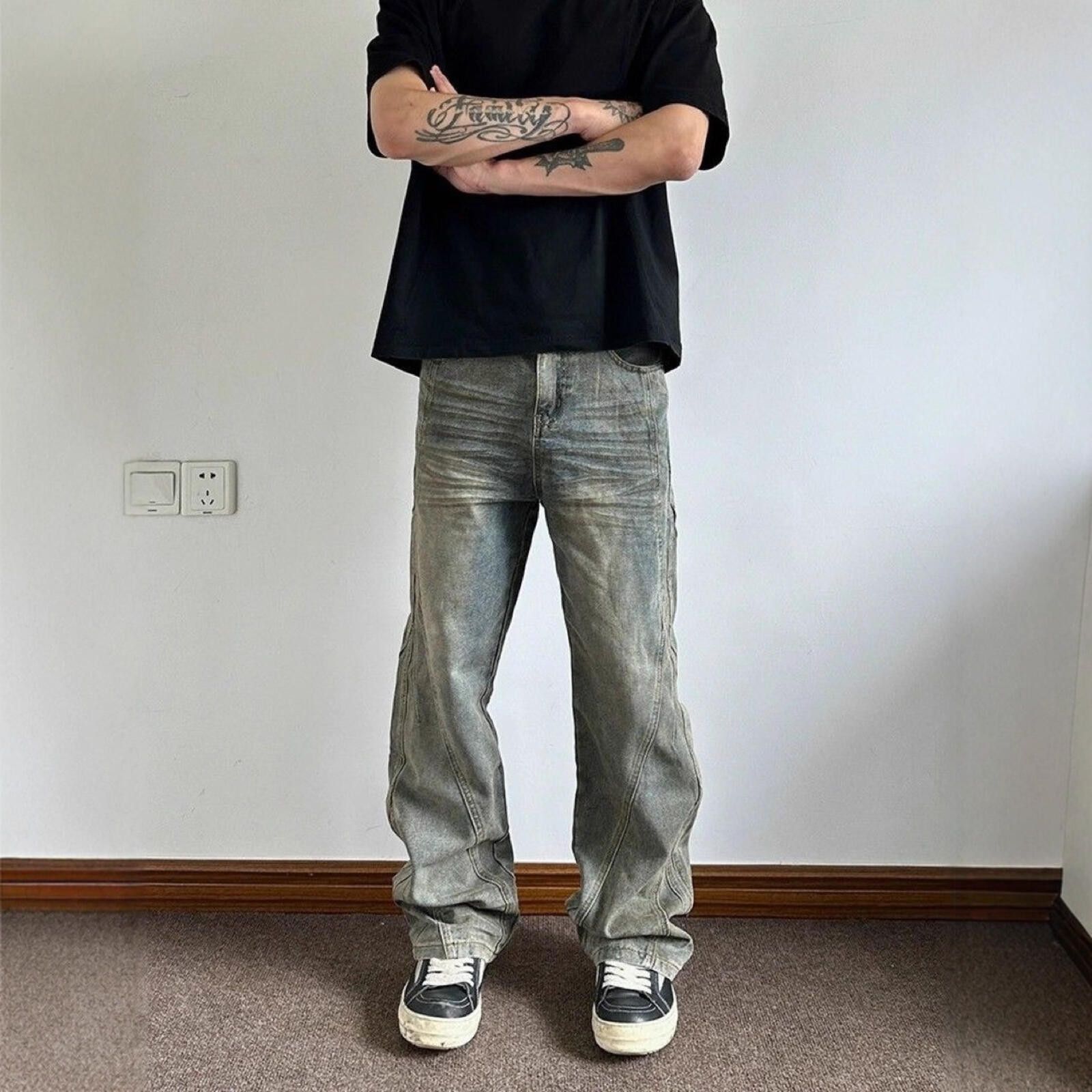 Other Baggy Wide Leg Flare Denim Jeans Size US 29 - 7 Thumbnail