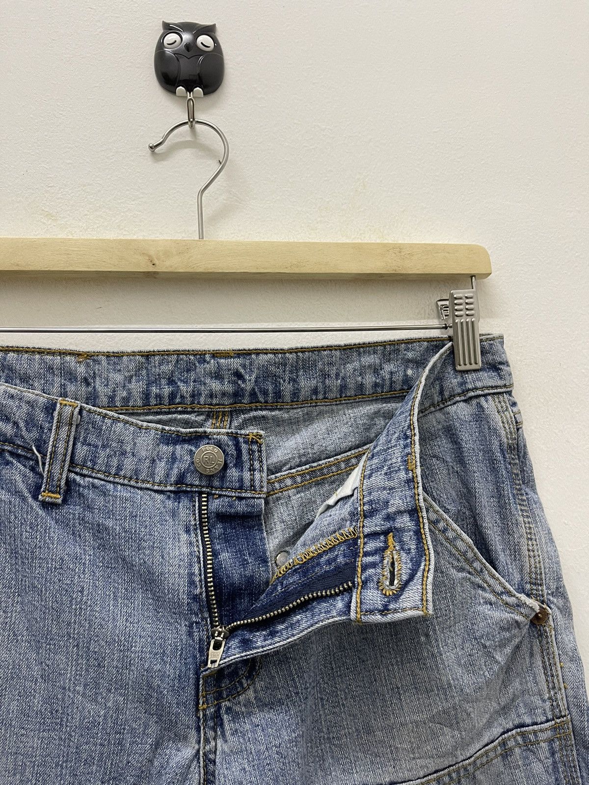 Polo Ralph Lauren Rare Vintage POLO JEANS RALPH LAUREN Double Knee Patch Flare Size US 30 / EU 46 - 4 Thumbnail