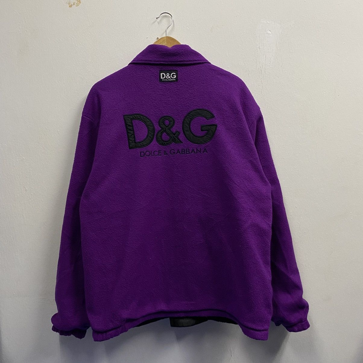 Dolce & Gabbana Vintage Dolce & Gabbana Reversible Fleece Jacket Size US XL / EU 56 / 4 - 4 Thumbnail