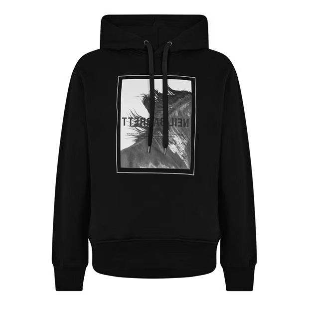 image of Neil Barrett O1G2R1Mq0424 Hoodies & Sweatshirts In Black & Greys in Black/Greys, Men's (Size 2XL)