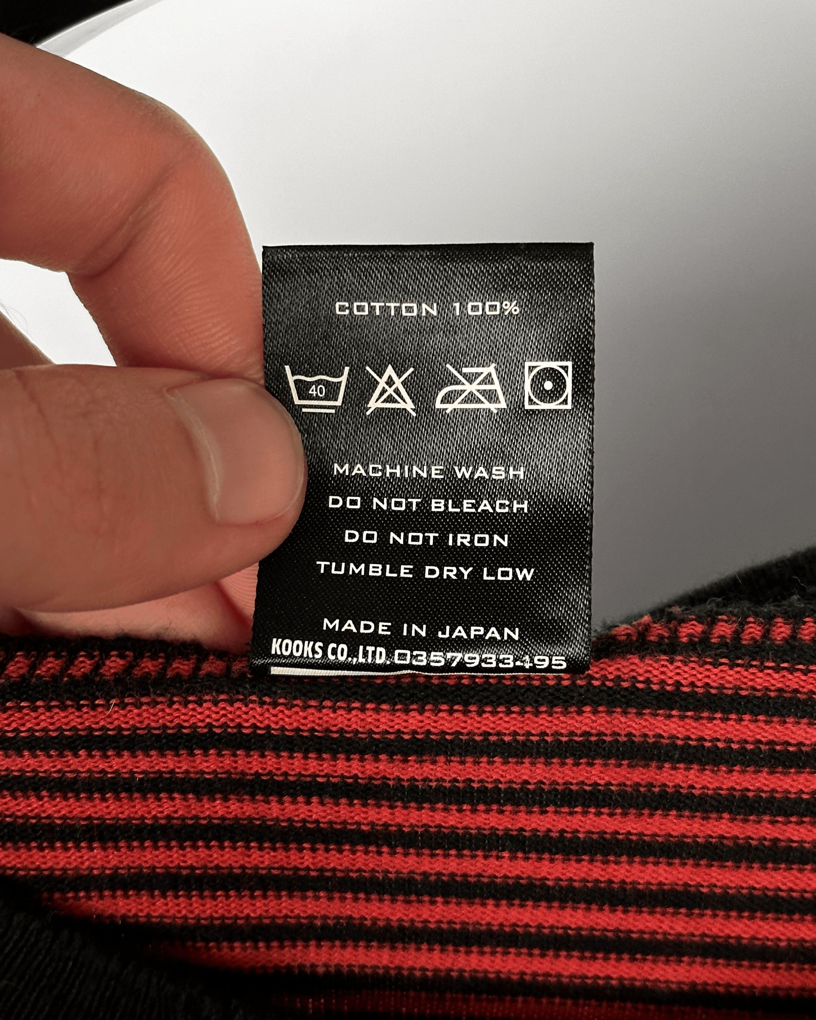 Number (N)ine Number Nine Striped Deconstructed Longsleeve Size US L / EU 52-54 / 3 - 7 Thumbnail