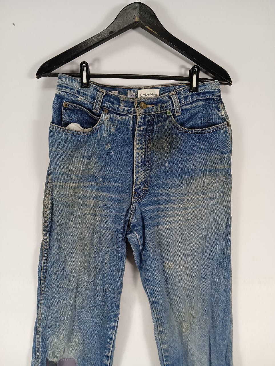 Calvin Klein vintage Calvin klein distressed denim made in USA 3375 Size US 29 - 6 Thumbnail