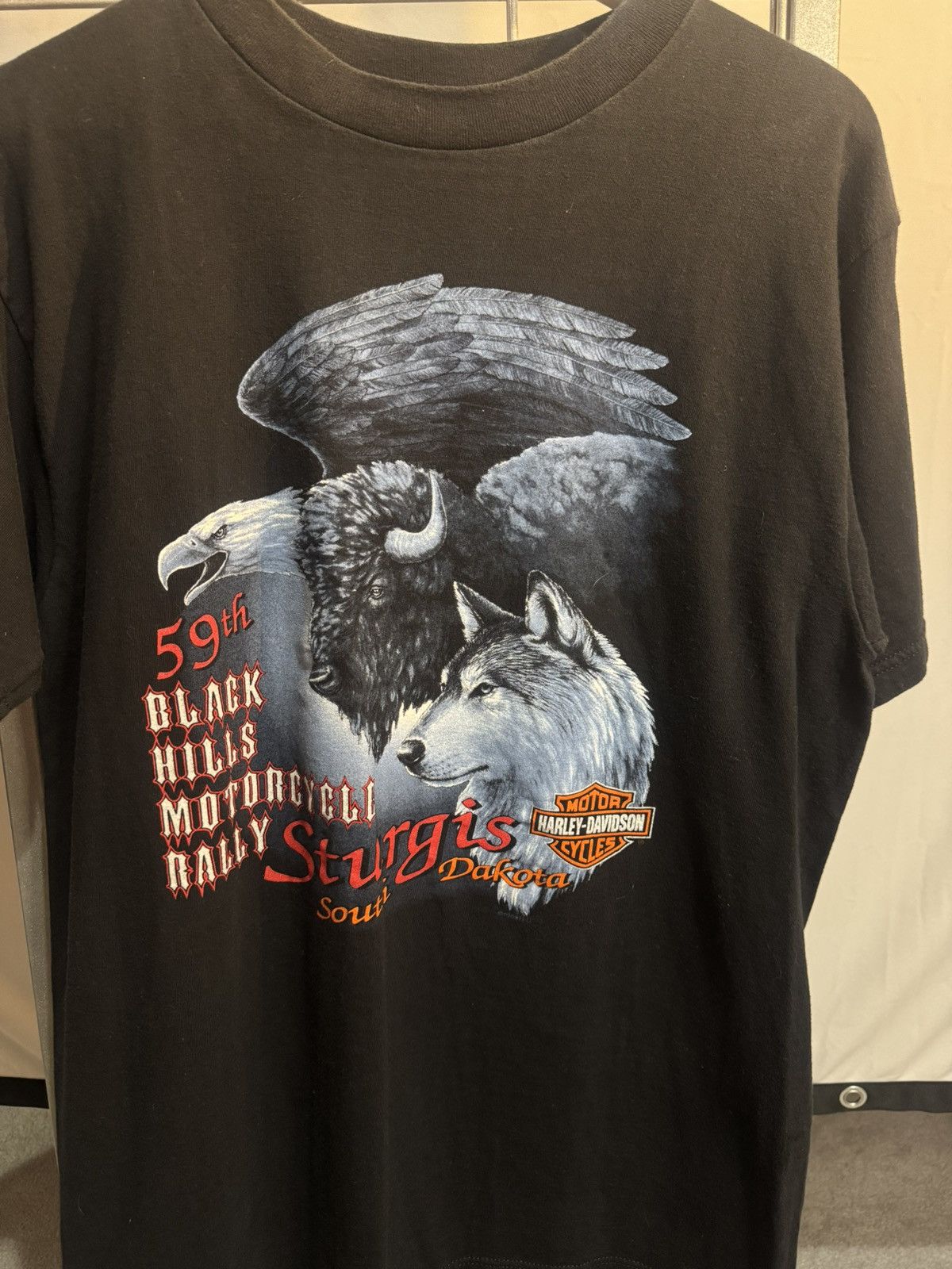 Harley Davidson Vintage 1999 Harley Davidson Tee Shirt Size US L / EU 52-54 / 3 - 3 Thumbnail