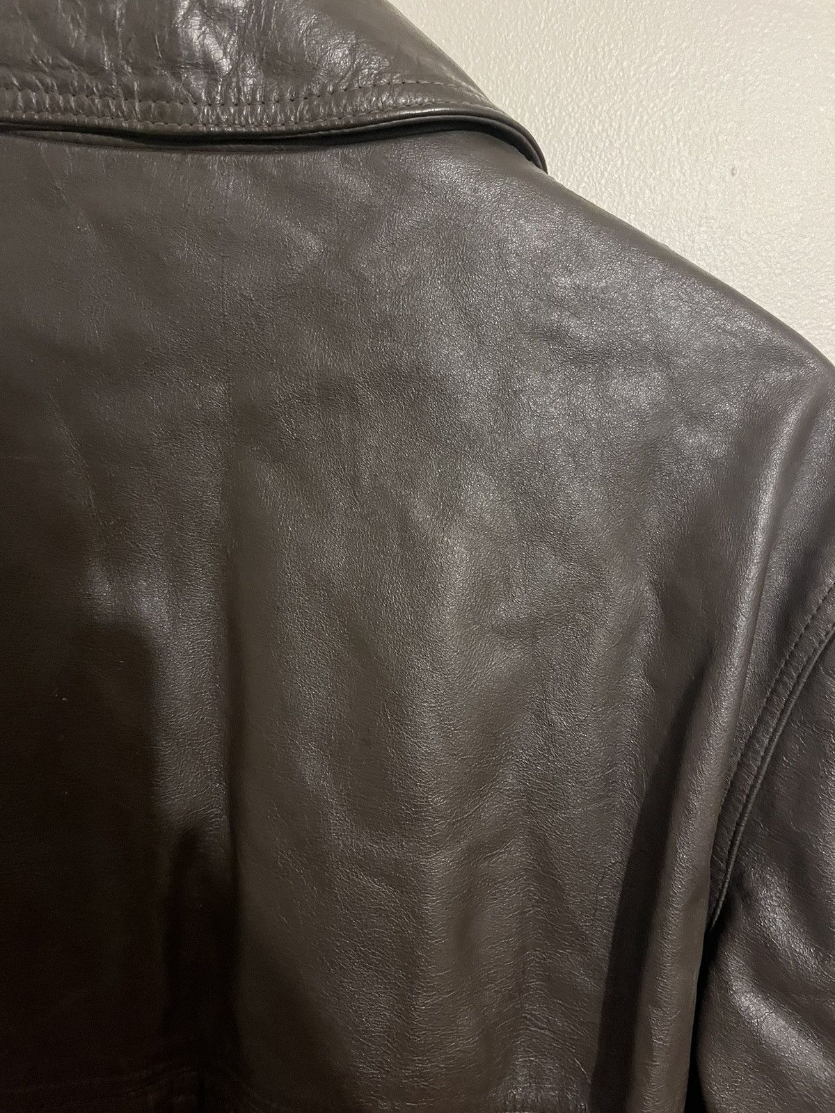 Genuine Leather × Vintage Vintage Genuine Leather 1970s Bomber Jacket 🔥 Size US M / EU 48-50 / 2 - 8 Thumbnail