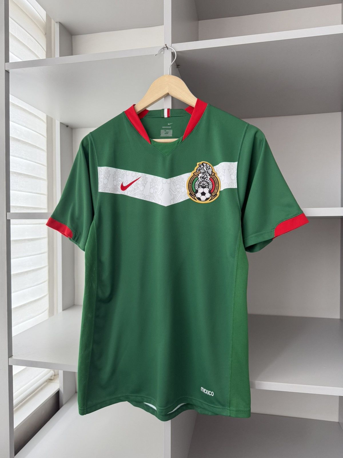 Nike Nike Mexico Vintage 2006 2007 World Cup Home Jersey Size US S / EU 44-46 / 1 - 2 Thumbnail