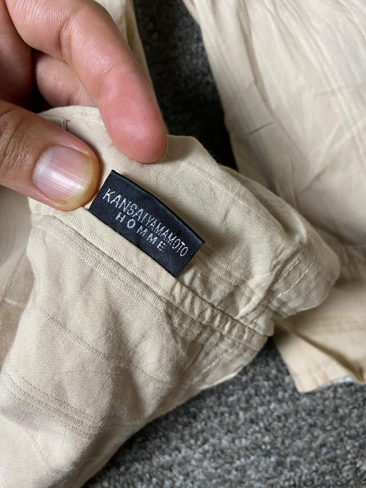 Kansai Yamamoto Vintage Kansai Yamamoto Homme Button Up Shirts (149) Size US L / EU 52-54 / 3 - 9 Thumbnail