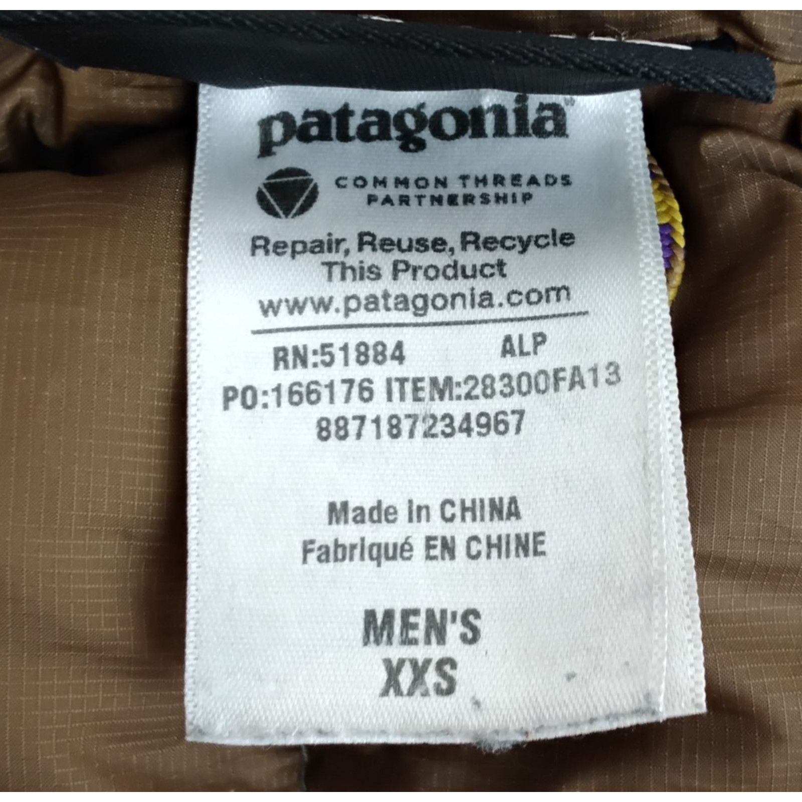 Patagonia Patagonia Down Puffer Jacket Men XXS Army Green Cotton Shell Size US XXS / EU 40 - 11 Thumbnail
