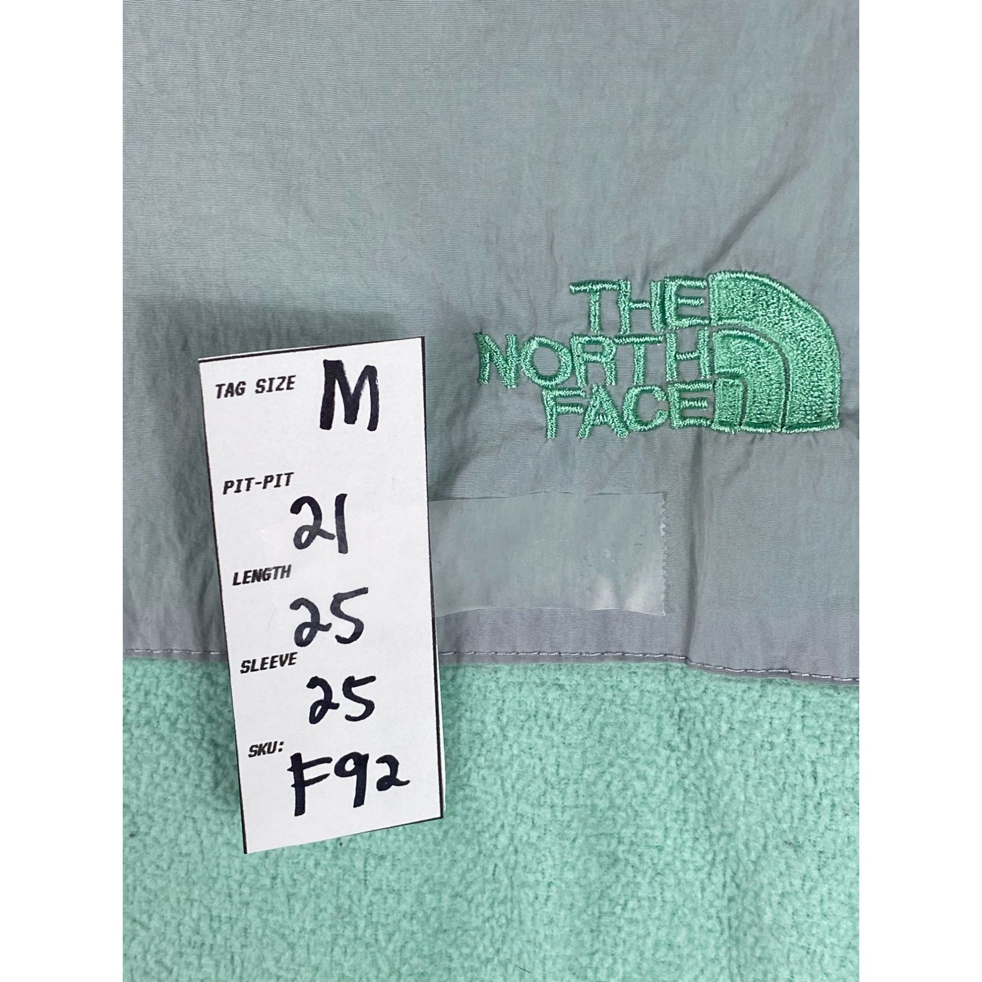 The North Face The North Face Tech Fleece Full Zip Jacket Turquoise/Grey Me Size M / US 6-8 / IT 42-44 - 4 Thumbnail