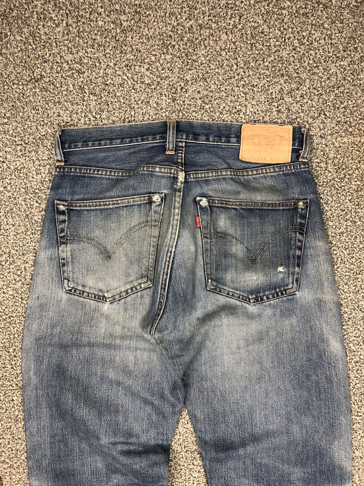 Japanese Brand × Levi's × Vintage Vintage 90s Distressed Levis 551 ZXX Salvage Jeans Size US 32 / EU 48 - 10 Thumbnail