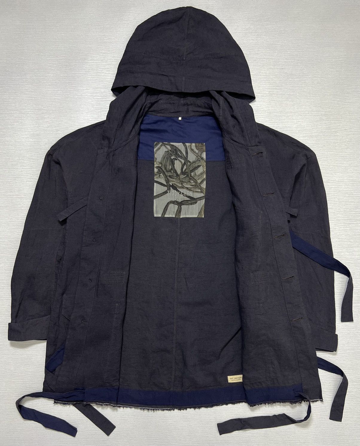 Ziggy Chen Ziggy Chen - S/S 17’ - Button Up Bondage Cotton/Linen Parka Size US S / EU 44-46 / 1 - 4 Thumbnail