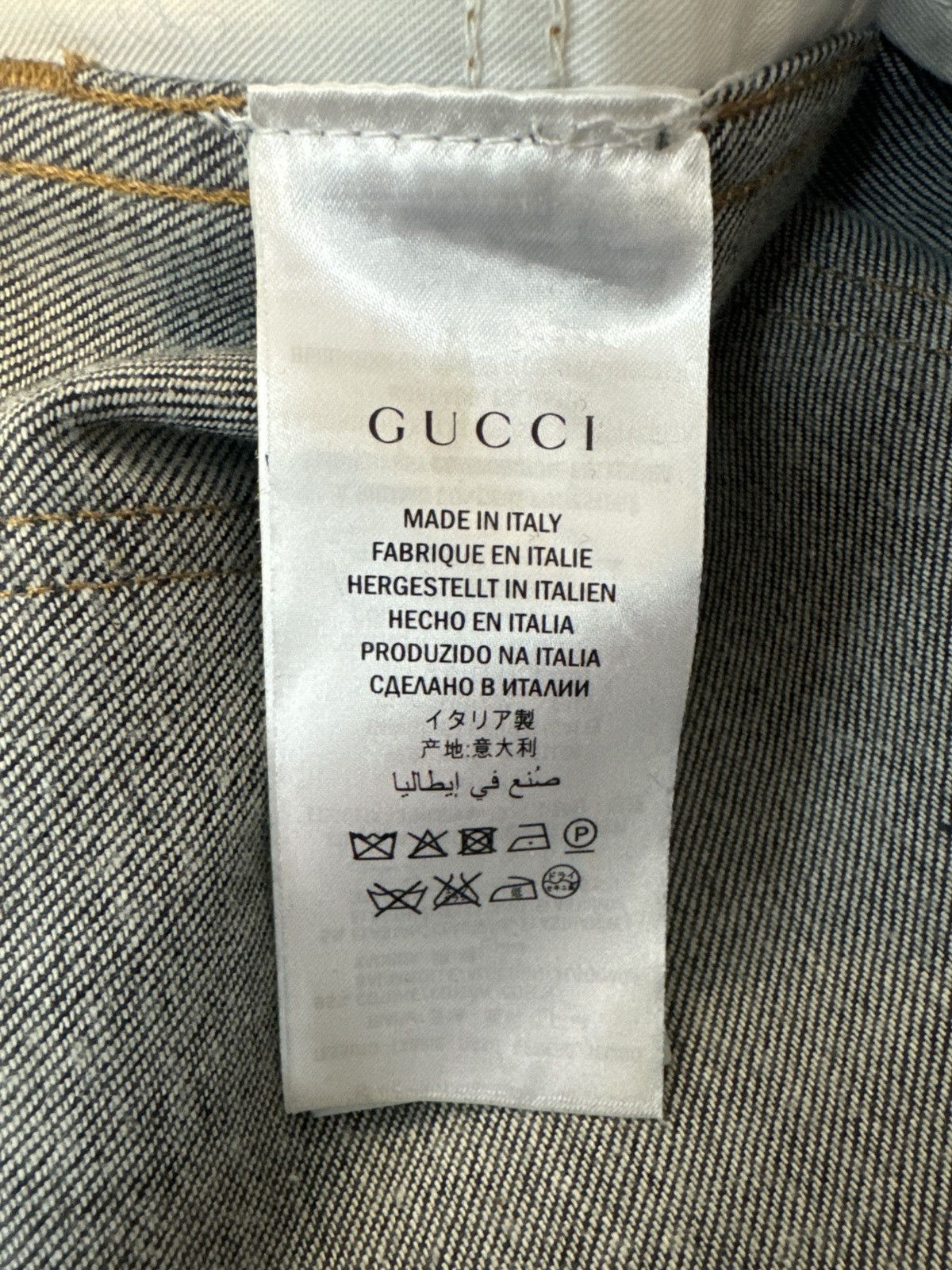 Gucci Dark Straight Denim w/ Patch Size US 32 / EU 48 - 8 Thumbnail